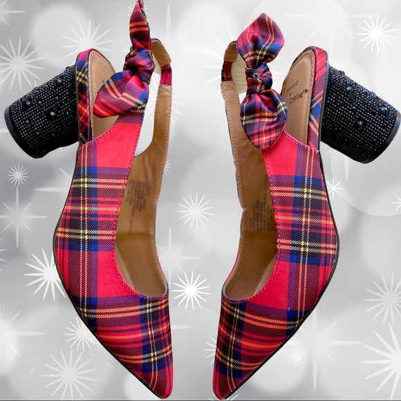 TORRID BETSEY JOHNSON RED CYLINDER HEEL PUMP (WW) Wide width NEW - Picture 7 of 16